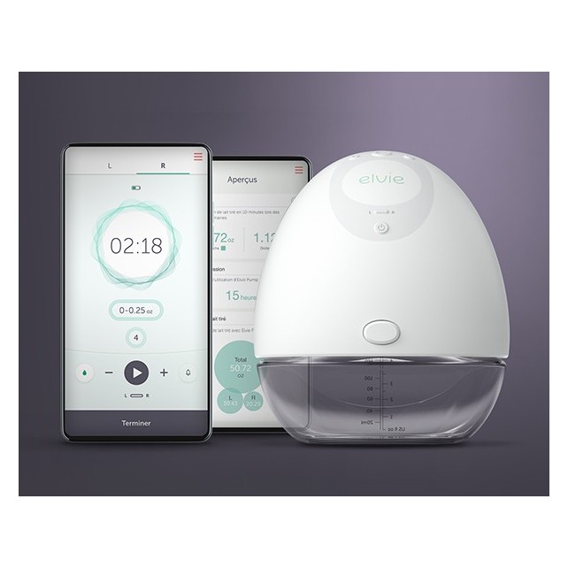 Tire-lait électrique portable Elvie Pump - Double