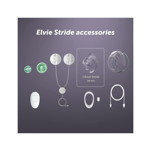 Pack de 2 téterelles 28mm pour Elvie Stride
