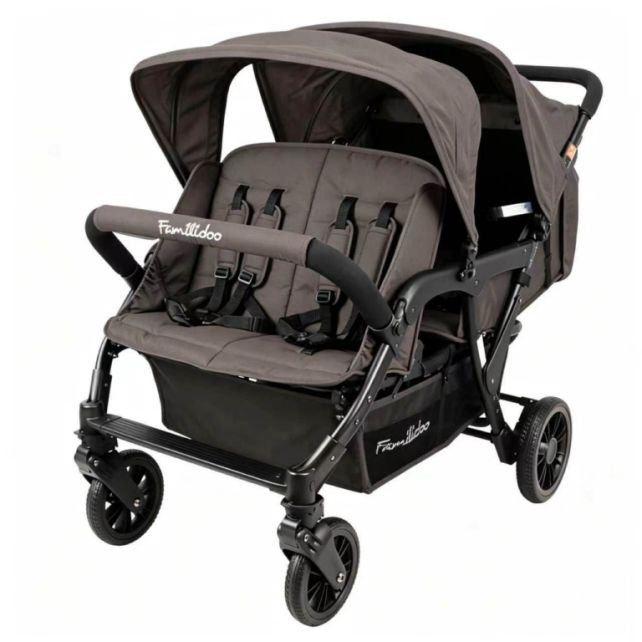 Poussette 4 places Lidoo Lite Dark Grey