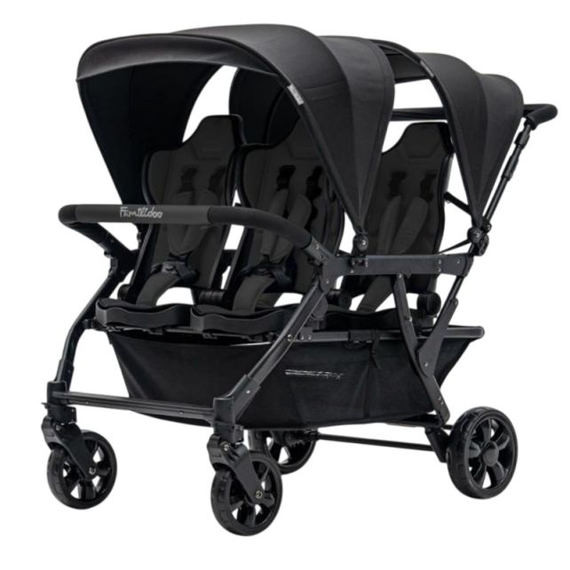 Poussette 4 places Assises Réversibles DSP4 Black