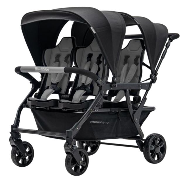 Poussette 4 places Assises Réversibles DSP4 Grey