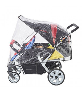 Habillage de pluie pour poussette double BEBE9 REFERENCE, Vente en ligne de  Chancelières et accessoires