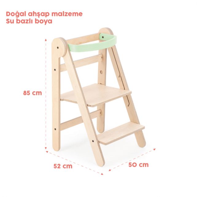 Tour d'apprentissage pliable Mamatoys - Menthe