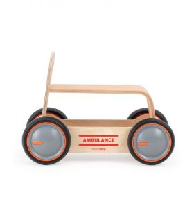 Drive Me Wood Ambulance Mamatoyz - Naturel